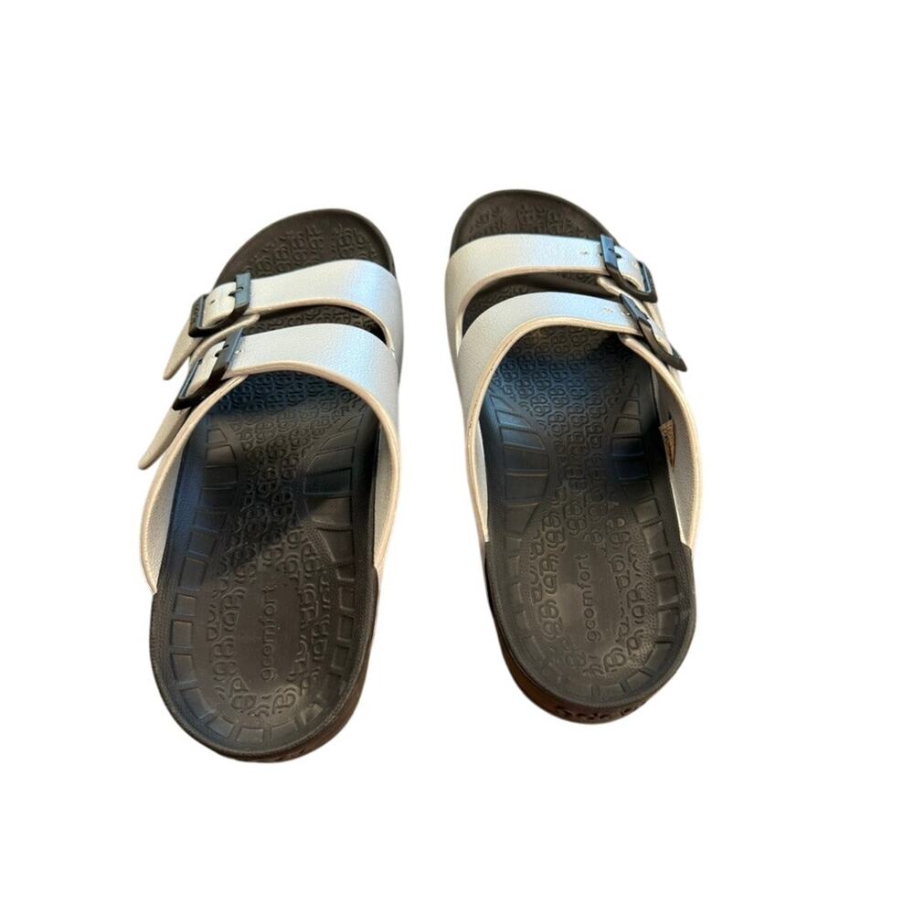 "GDEFY"‎ Sandals Mens UPBOV Gray SZ 11 G Comfort Verso Cloud Poolside Beachwear